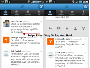 Twitter Updated its Android and iPhone App, Brings Back Swipe Shortcut