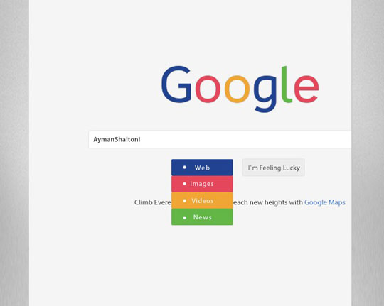 2. Google – Redesign Concept-Freebie